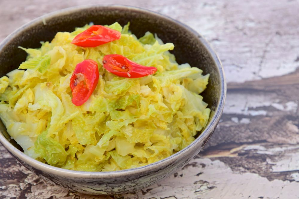 How to freeze cooked cabbage