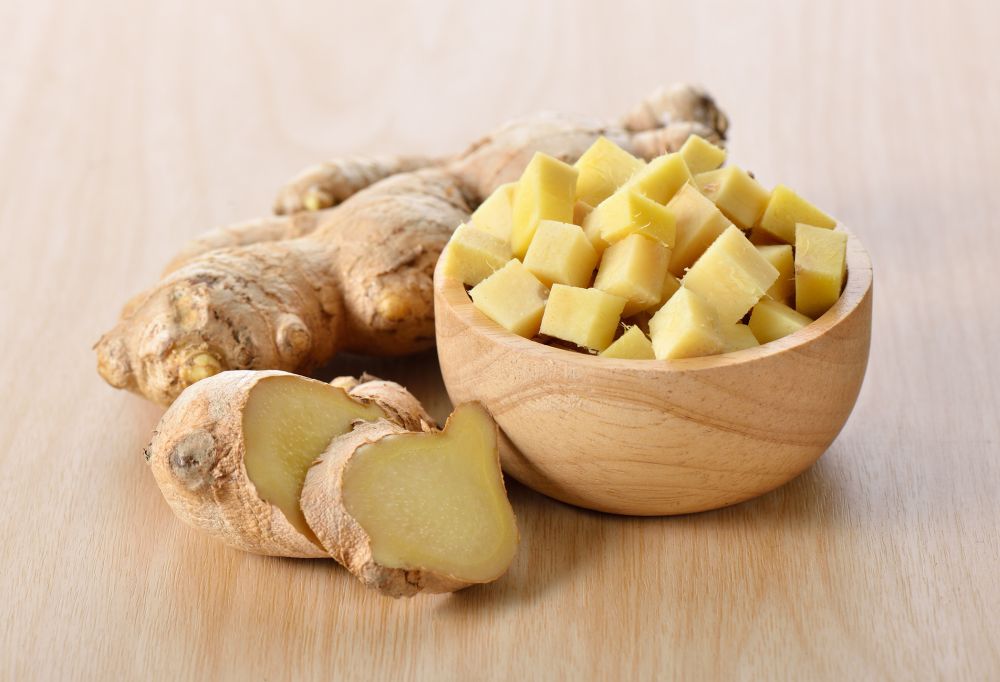 How to freeze ginger root