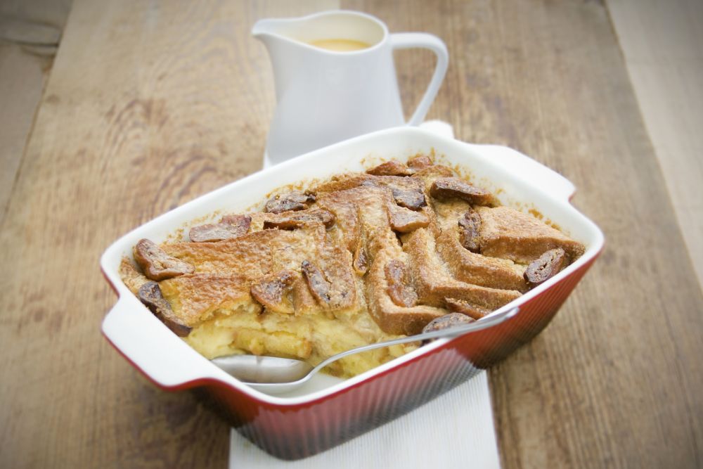 How to freeze bread pudding