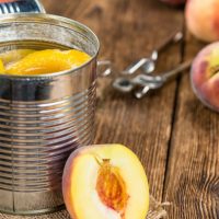 Can you freeze canned peaches