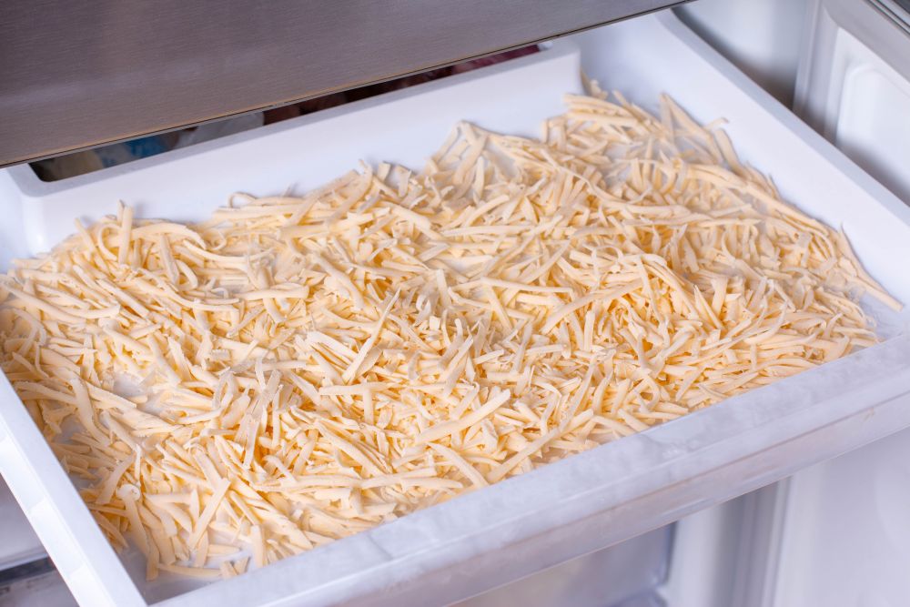 How to freeze shredded mozzarella 2