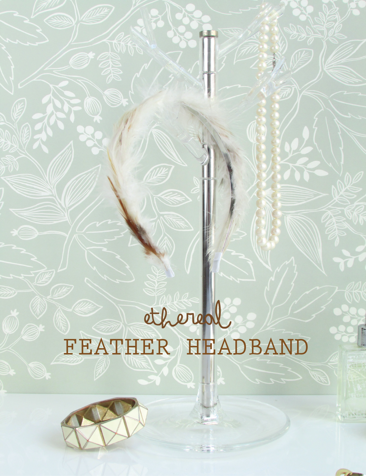 Ethereal DIY Feather Headband