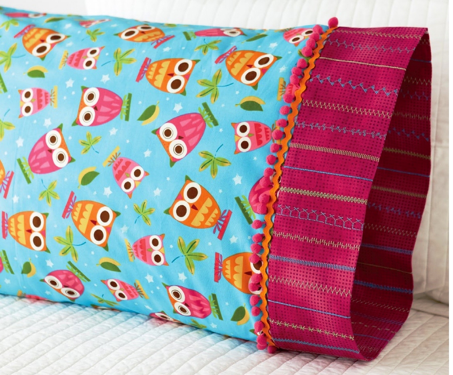 Pillowcase Owl Adorned