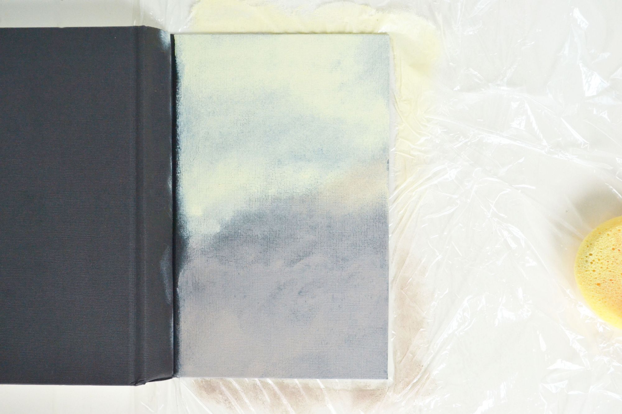 Ombre Painted Journals One Layer