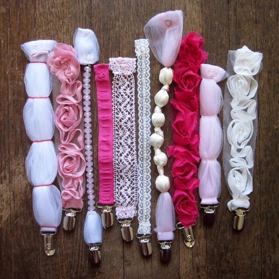 Beautiful Pacifier Clips