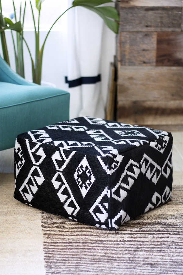 DIY IKEA Hack Pouf