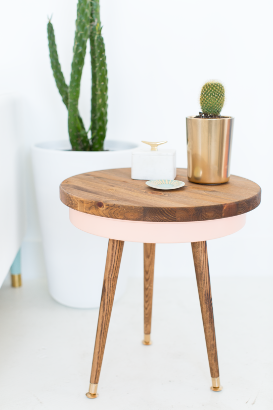 DIY Mid Century Modern Side table