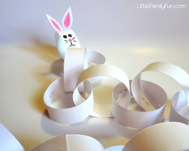 DIY Paper Chain Link Easter Countdown