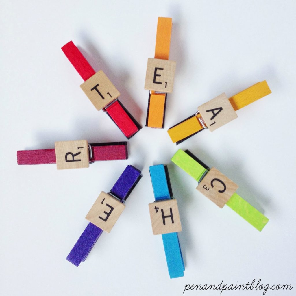 25 Fun DIYs Using Scrabble Pieces