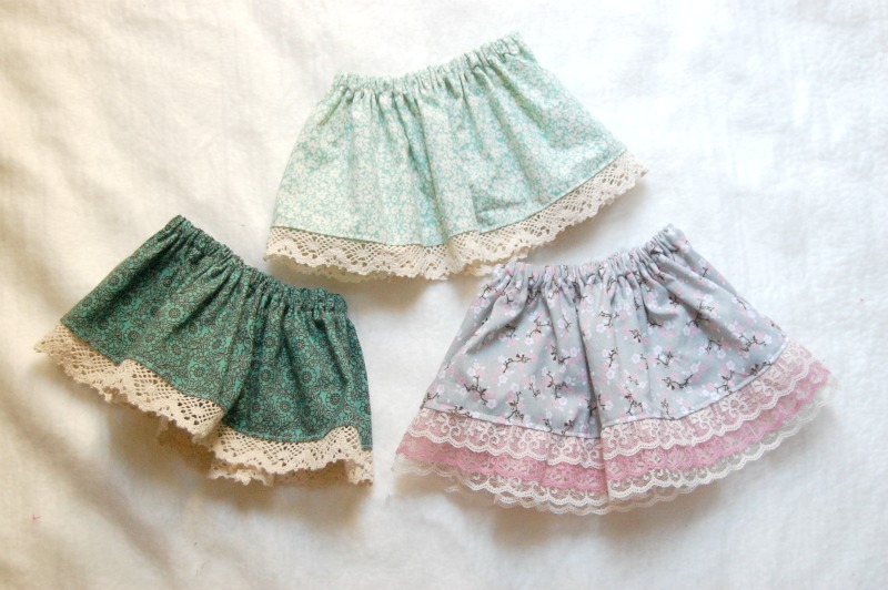 Lace Trimmed Skirt for Kids