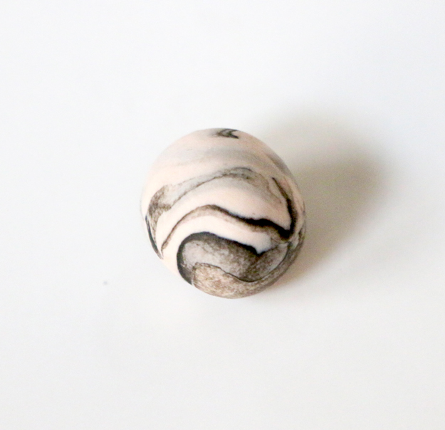 Marbled Clay Pendant Necklace Roll