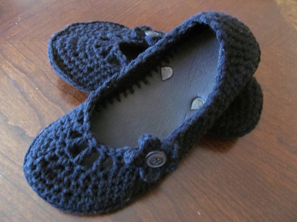 crochet shoes