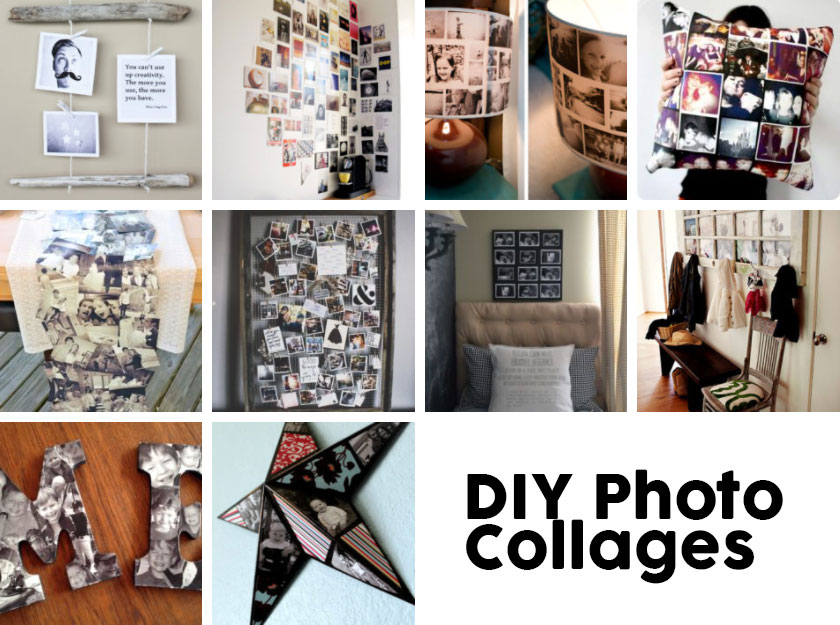 32 Photo Collage Diys For A More Beautiful Home - Diy Wall Photo Collage Ideas
