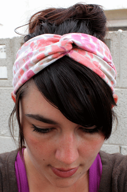 scrap fabric headband