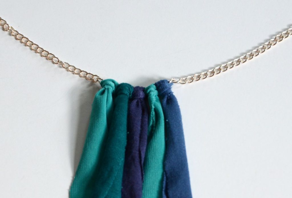 DIY Fringe necklace