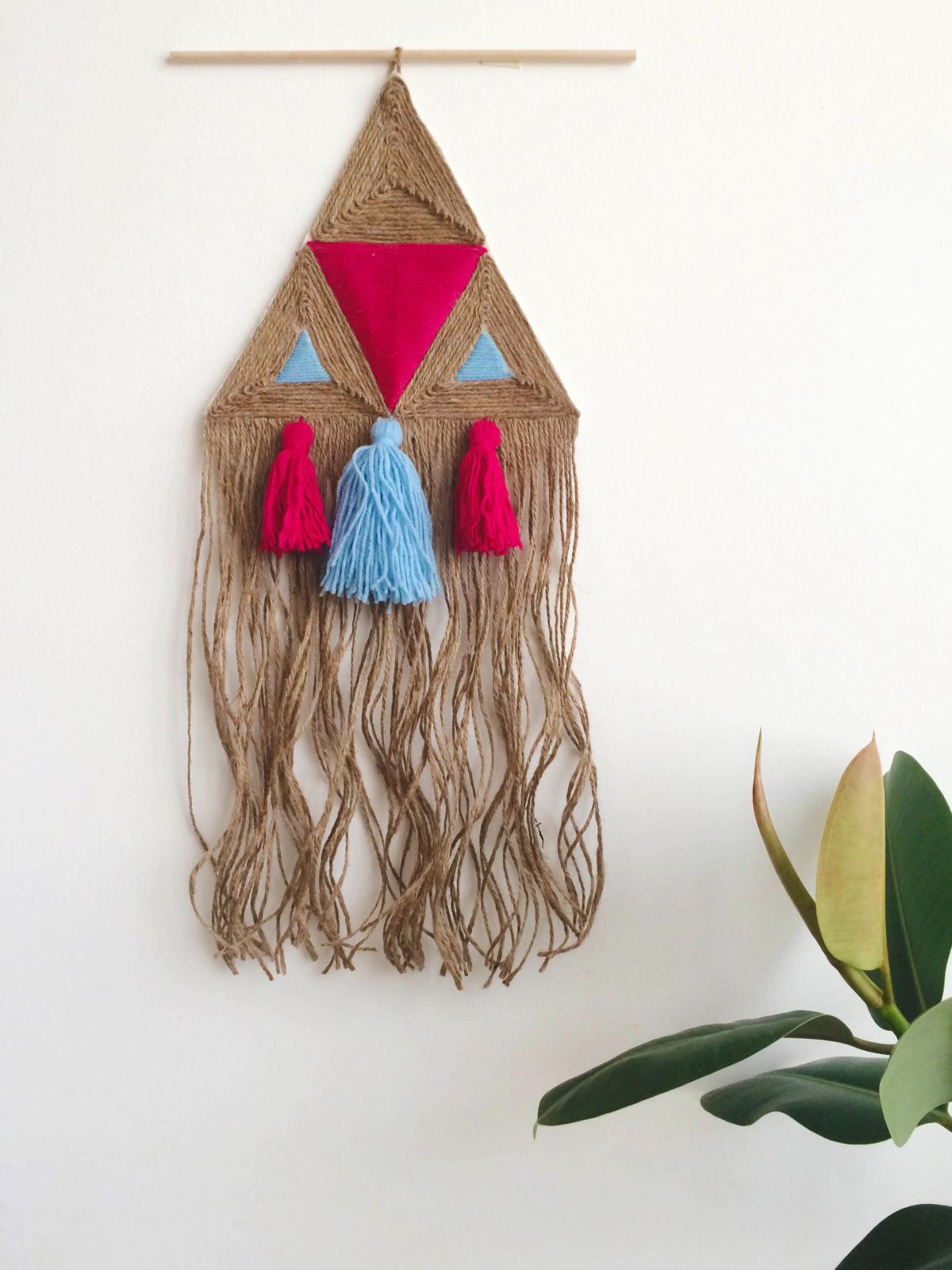 Jute wall hanging project
