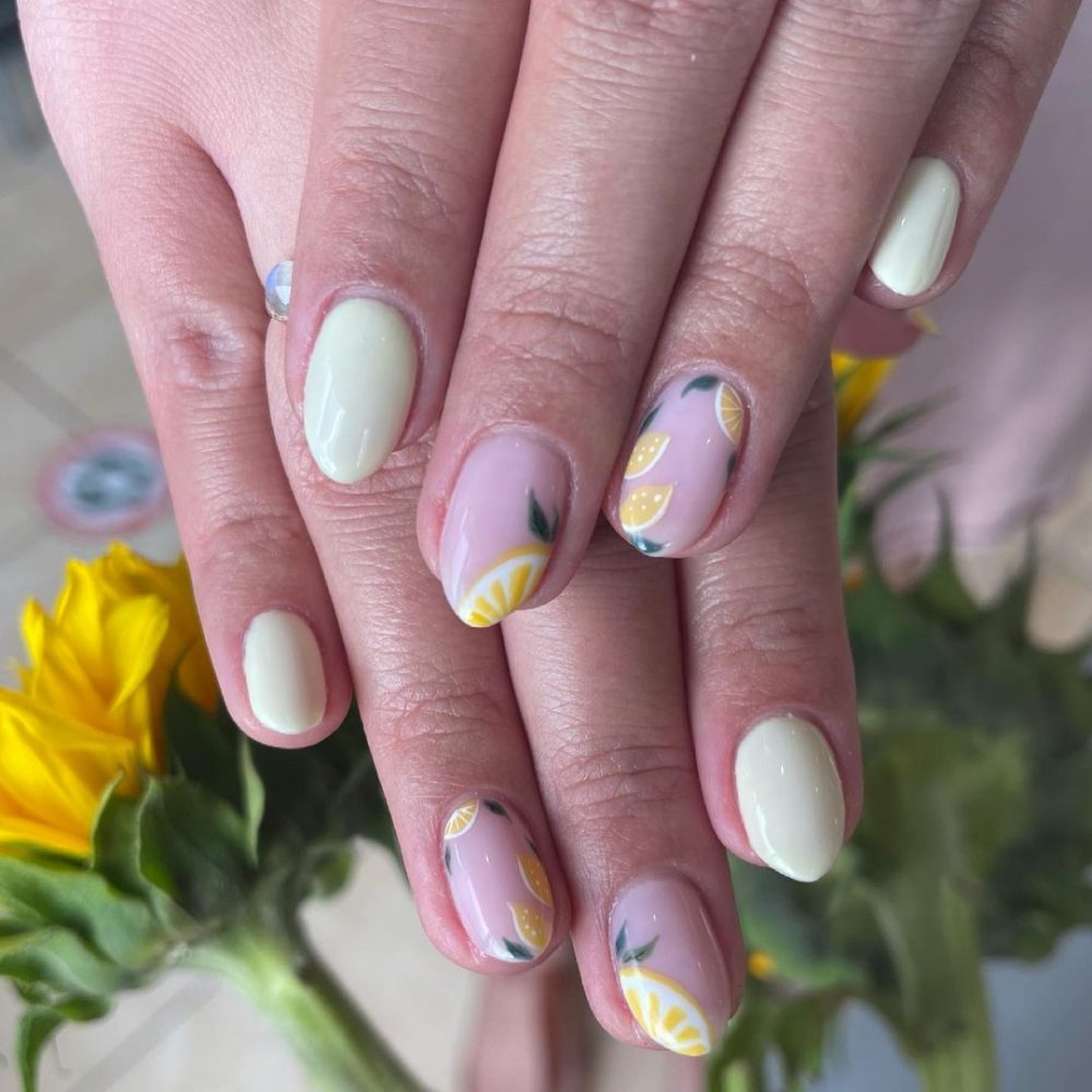 Life gives you lemons Nail designs