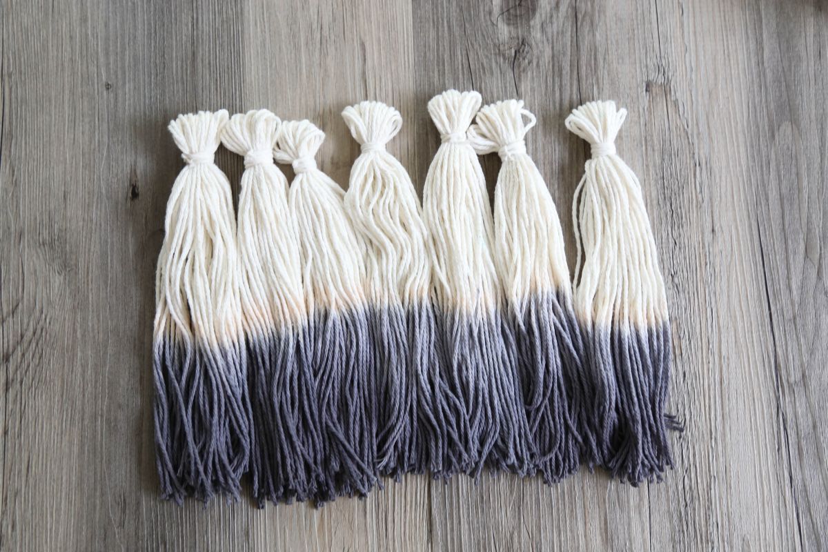Ombre Tassel Wall Hanging String