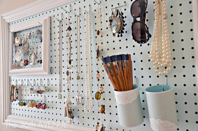 Pegboard Jewelry Display DIY