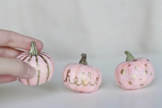 Cool Pumpkin Ideas - Tissue Paper Mini Pumpkins