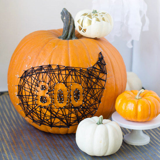 Boo Pumpkin DIY Centerpiece