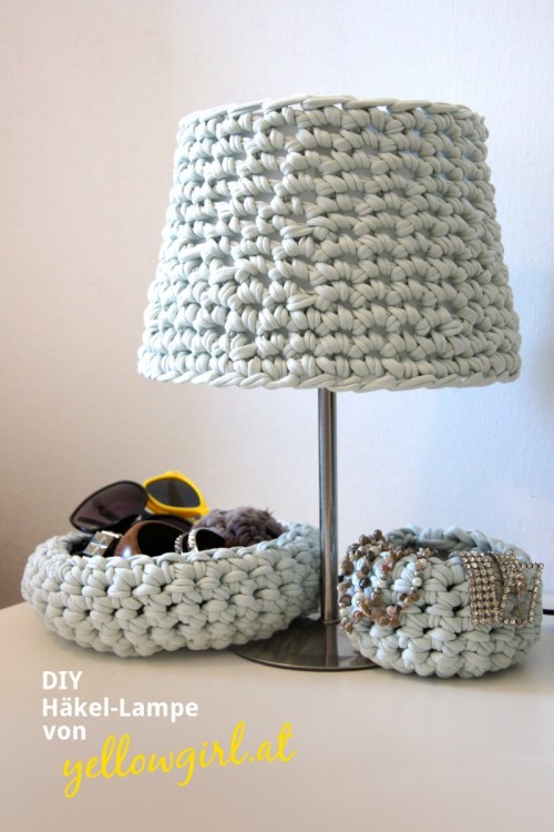 DIY Crochet Lampshade