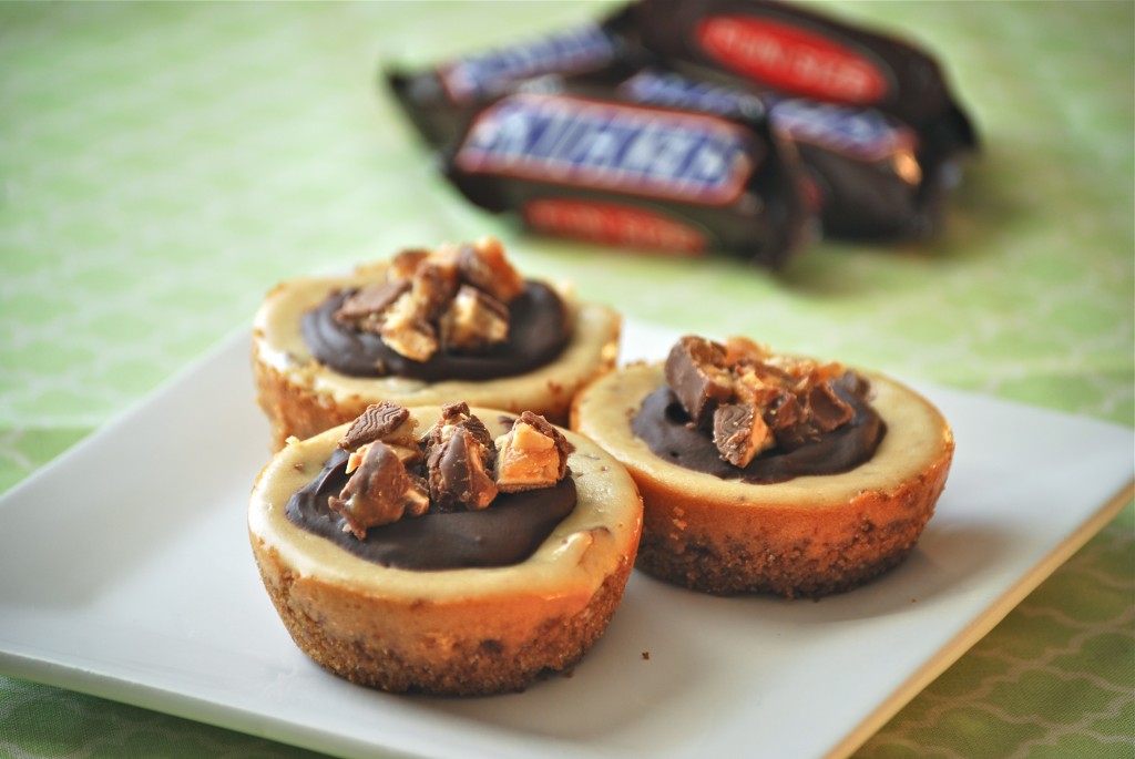 Mini Snickers Cheesecake Recipe