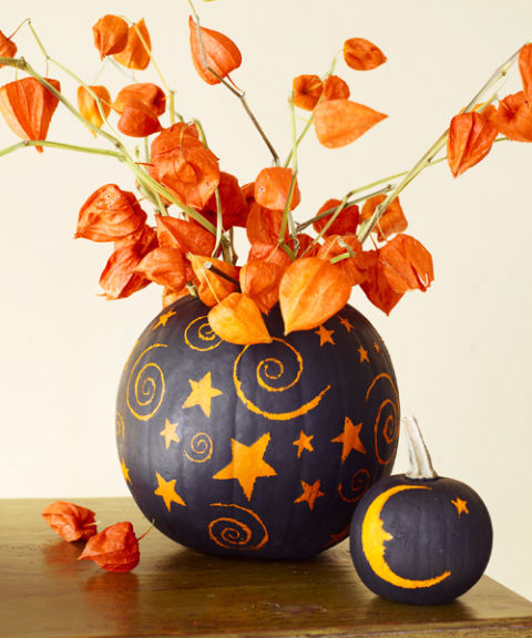 No-Carve Pumpkin Halloween Centerpiece