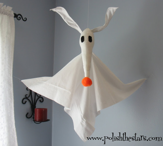 Indoor Halloween Decorations - Zero the Ghost Dog