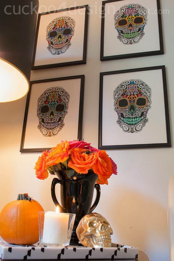 day of the dead wall art