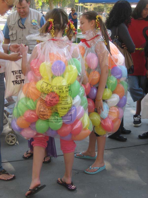Bag of Jelly Beans - Easy Halloween Costume