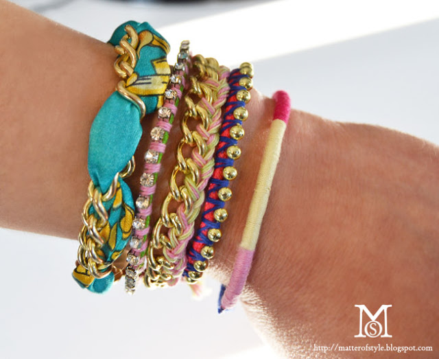 eclectic bracelet DIYs