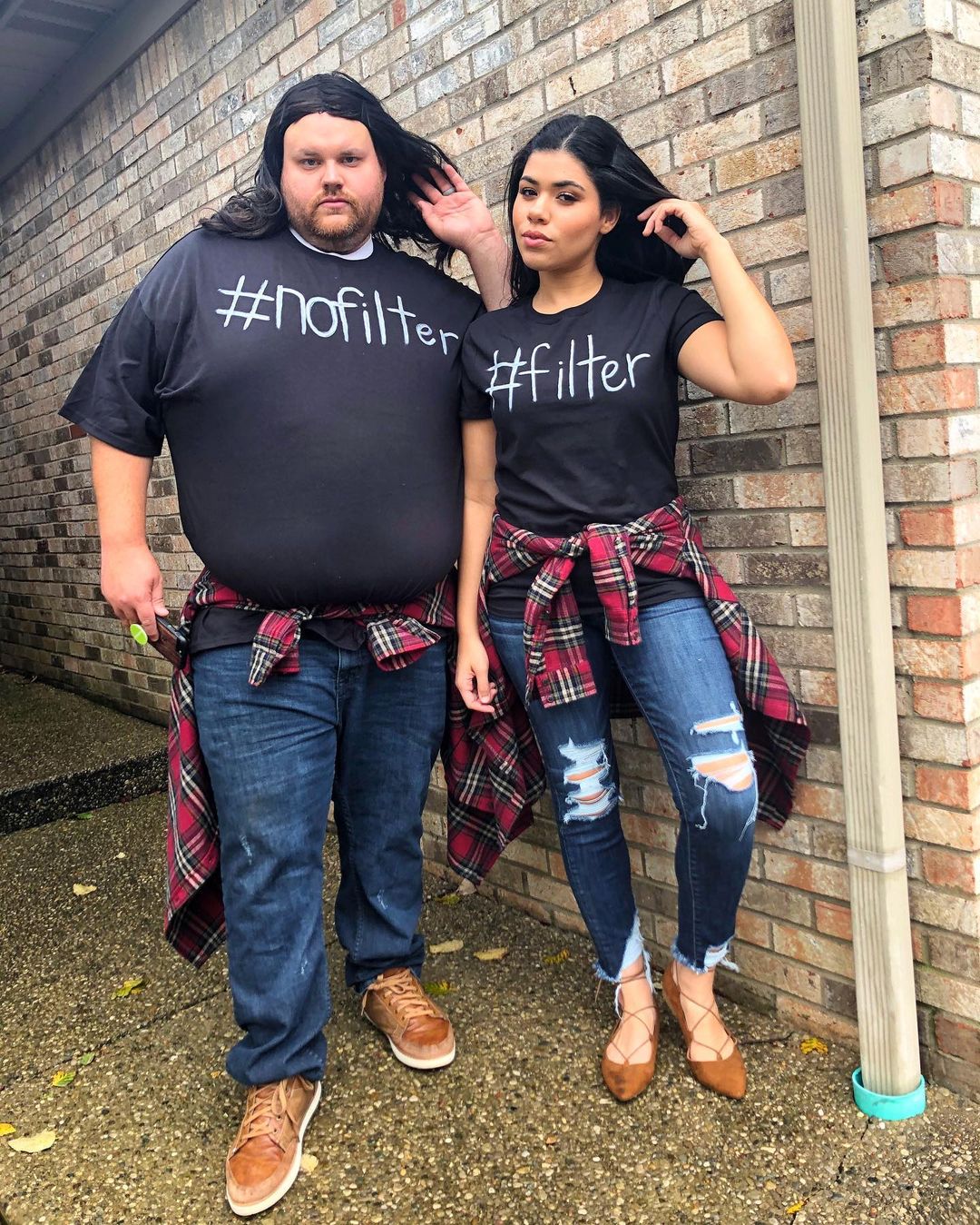 #filter and #nofilter couples halloween costumes