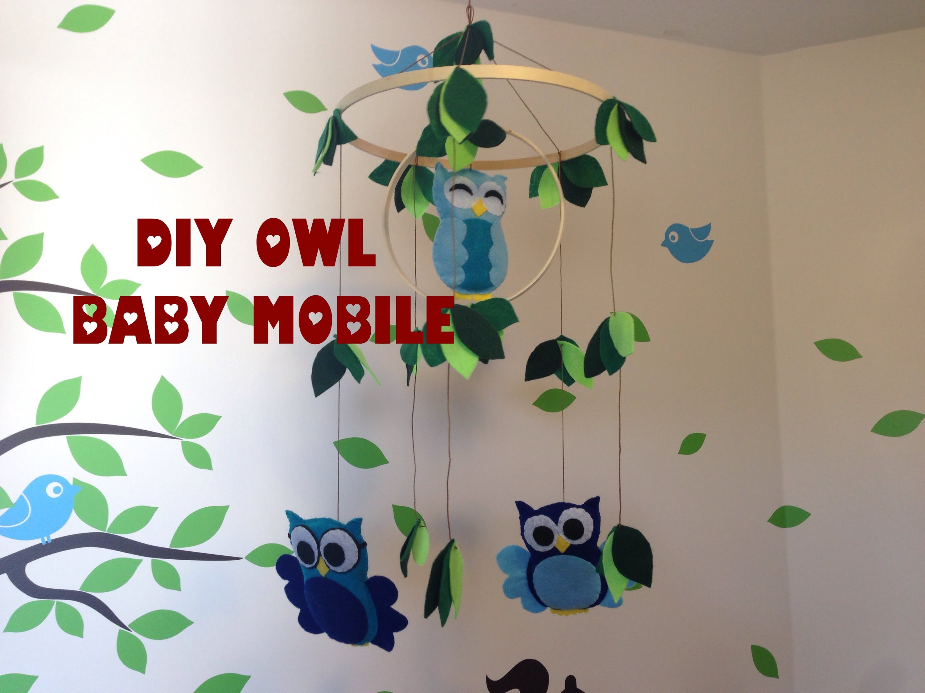 Baby Owl Mobile DIY