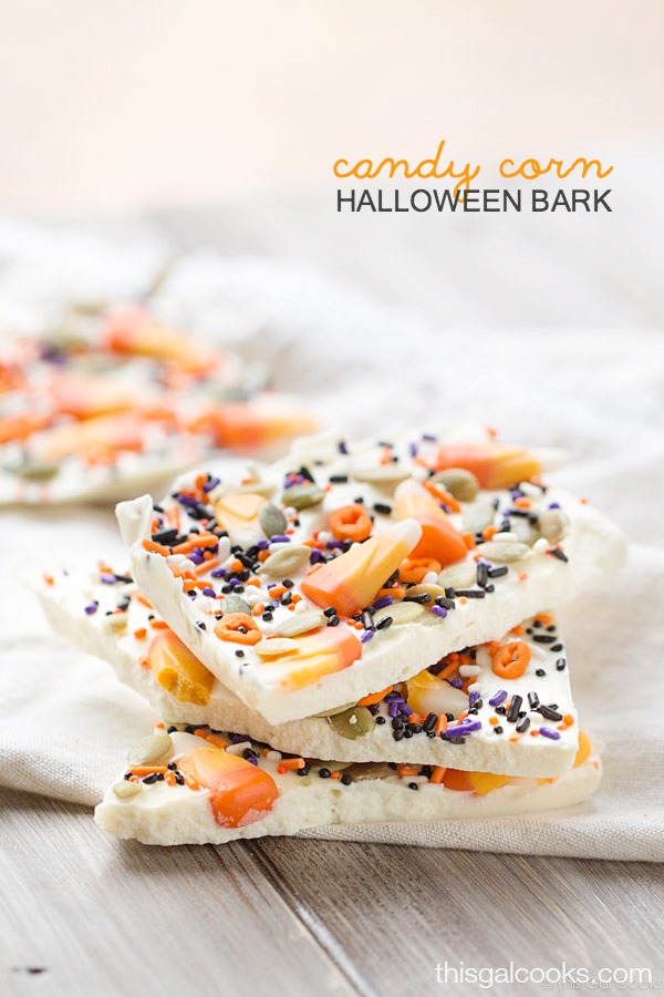  Candy Corn Bark - Halloween Party Food