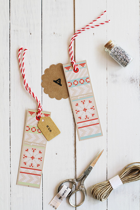 Knitted Christmas Gift Tags