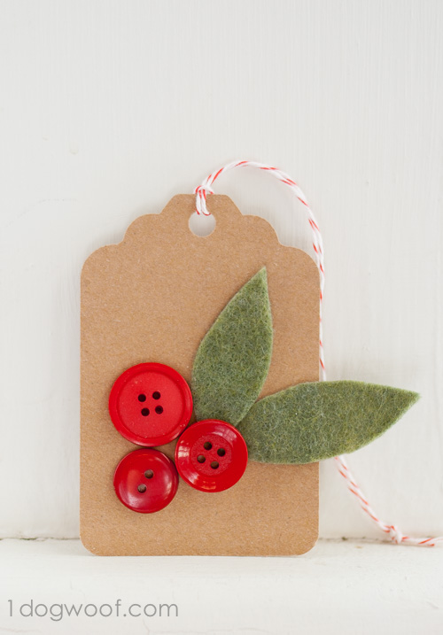 Holly Sprigs DIY Christmas Gift Tags