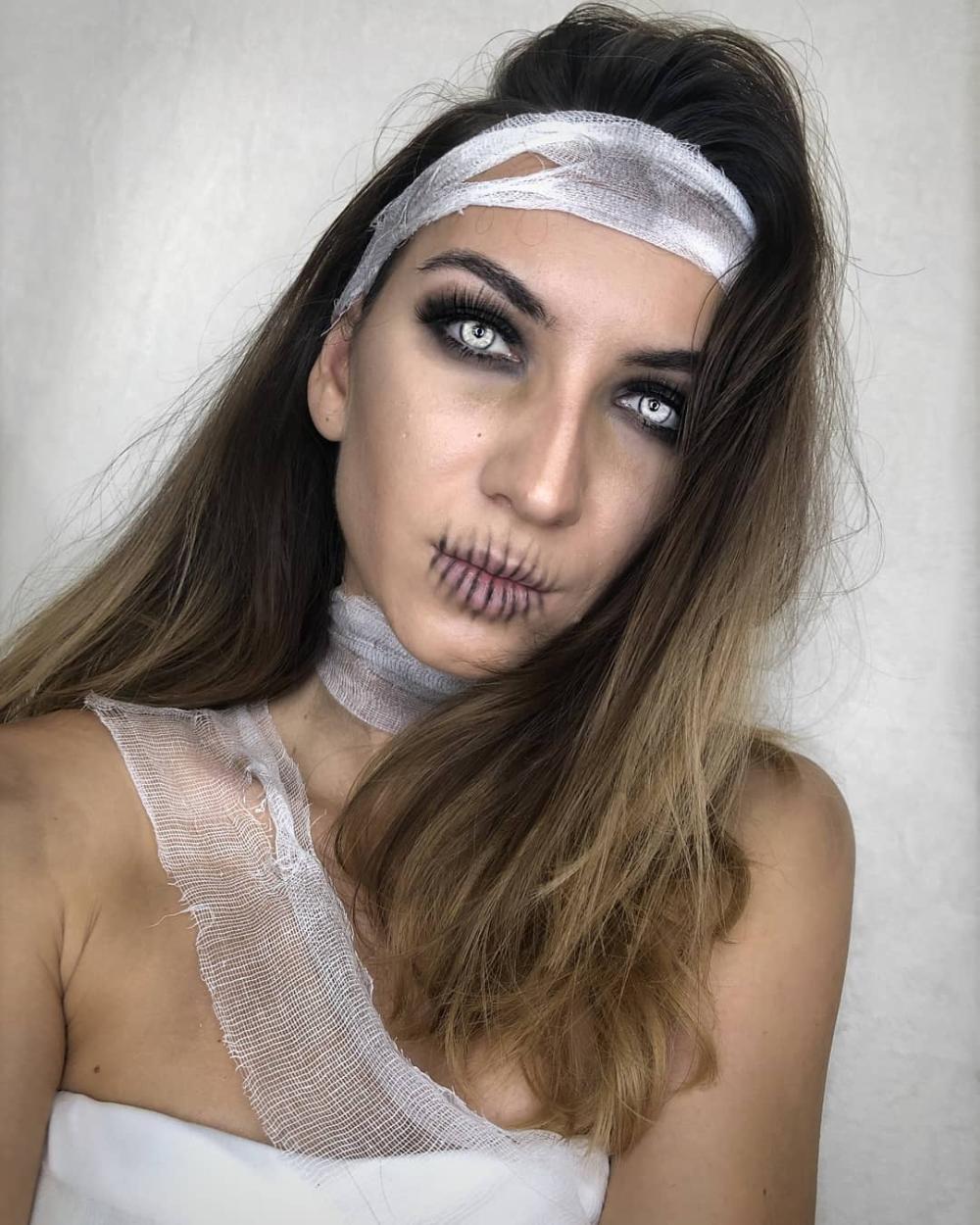 Dead makeup look 