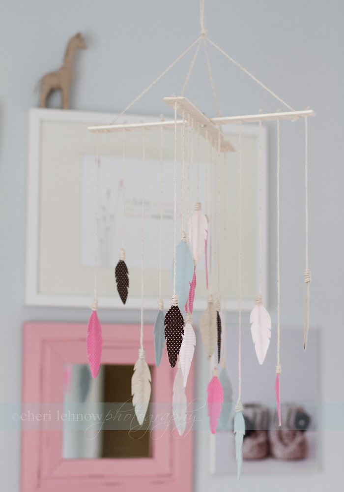 Feather DIY Baby Mobile