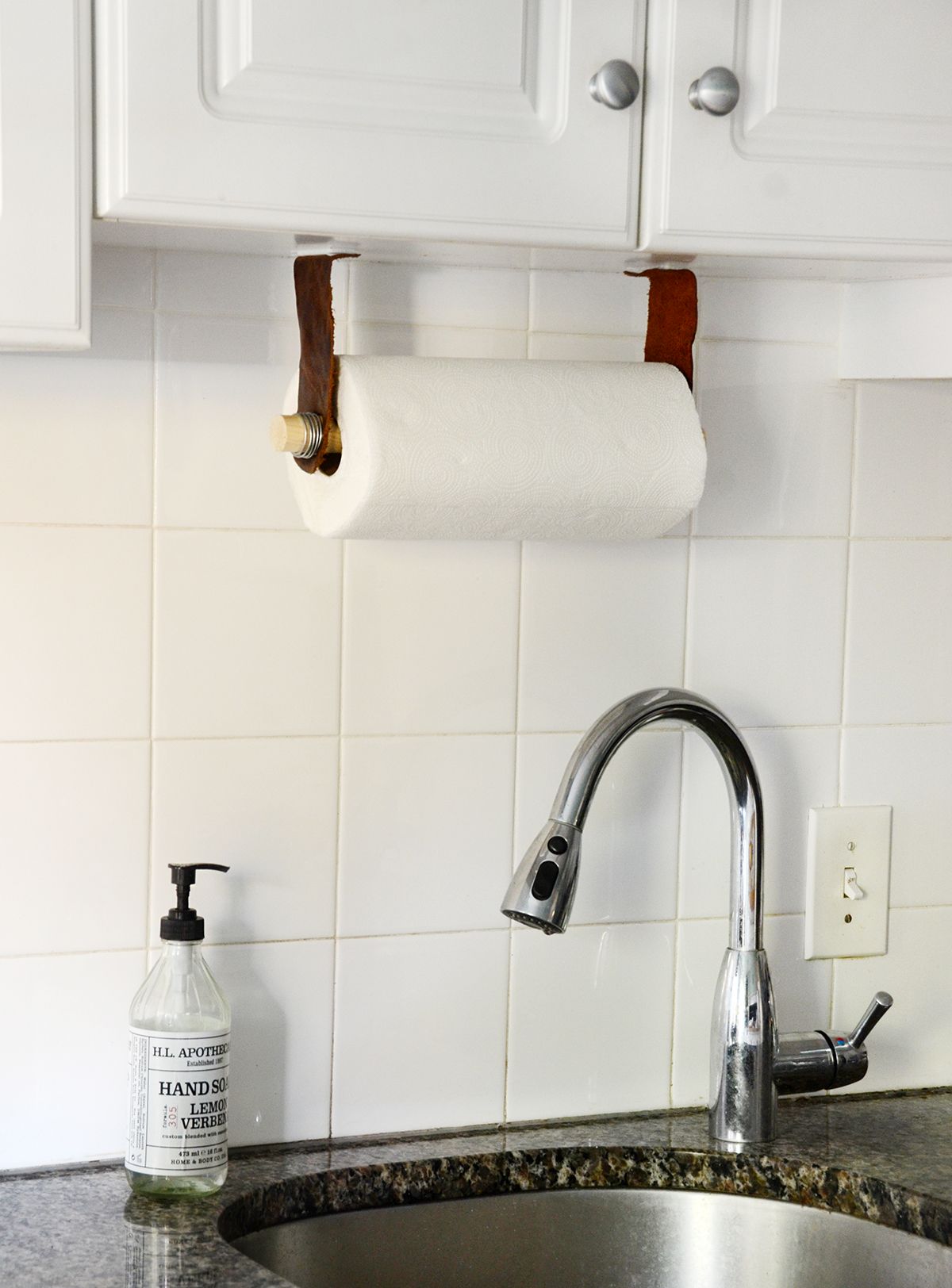Leather Paper Towel Holder