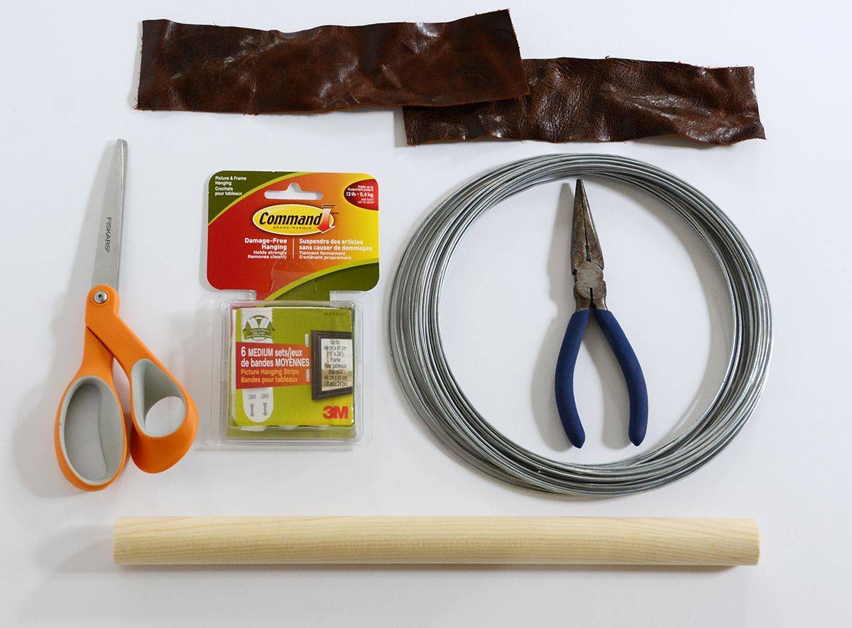 Materials To create a leather paper holder