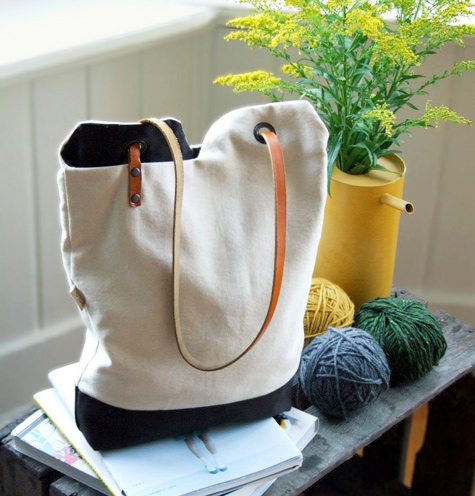 DIY Market Tote Bag - The Crafted Life