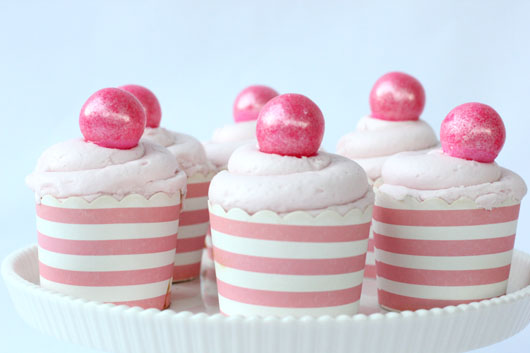 Beautiful pink cupcakes