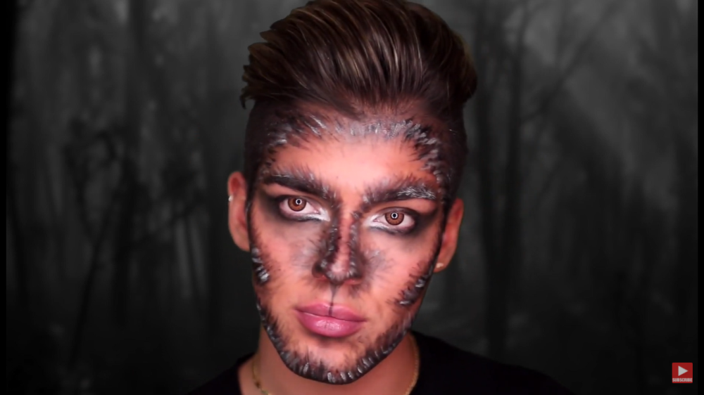 wolf makeup male