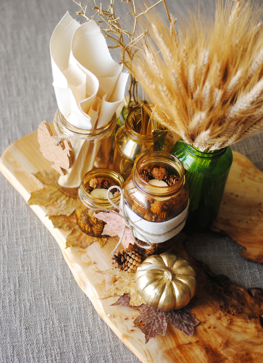 Misc Vignette DIY Thanksgiving Centerpiece