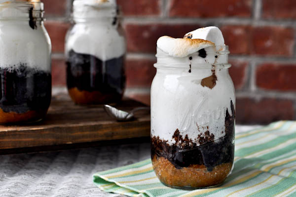 smores in a jar