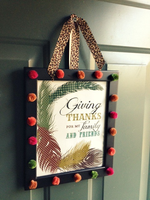 Birds of A Feather Thanksgiving Sign