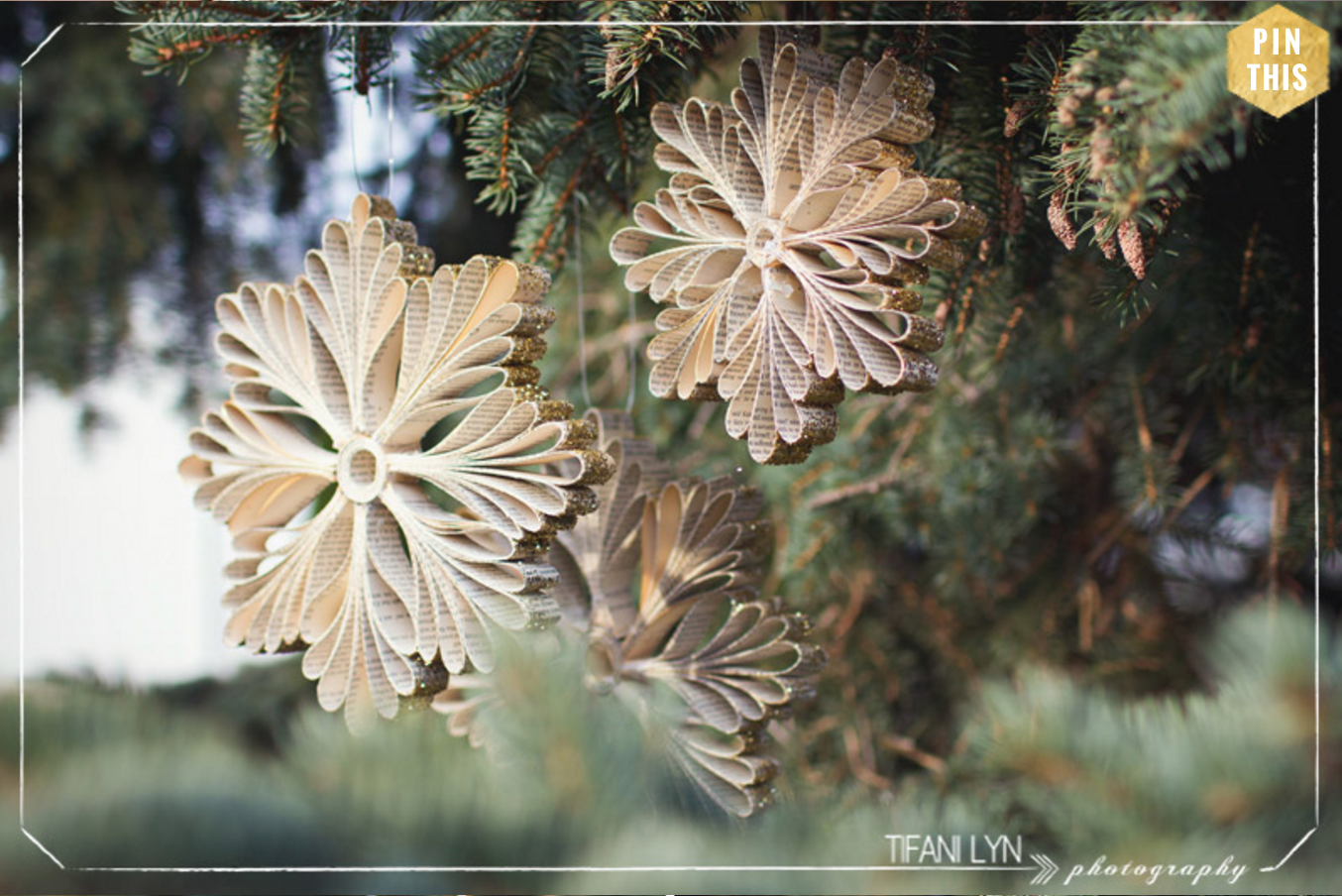 Book Page Ornaments