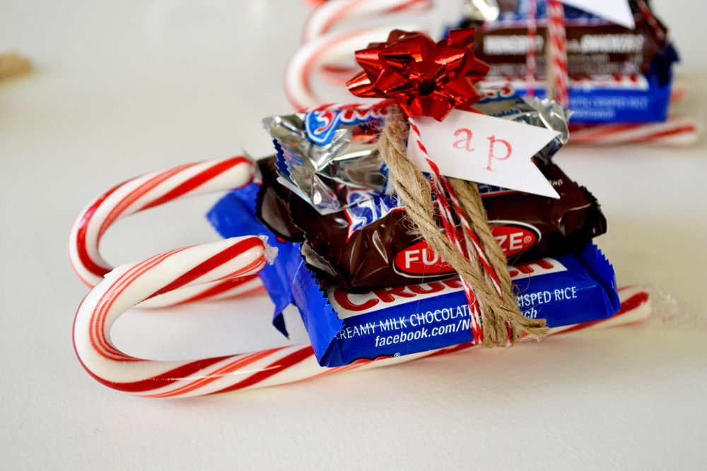 Candy Sleigh Holiday Favors