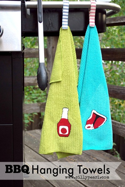 DIY BBQ Hanging Towels